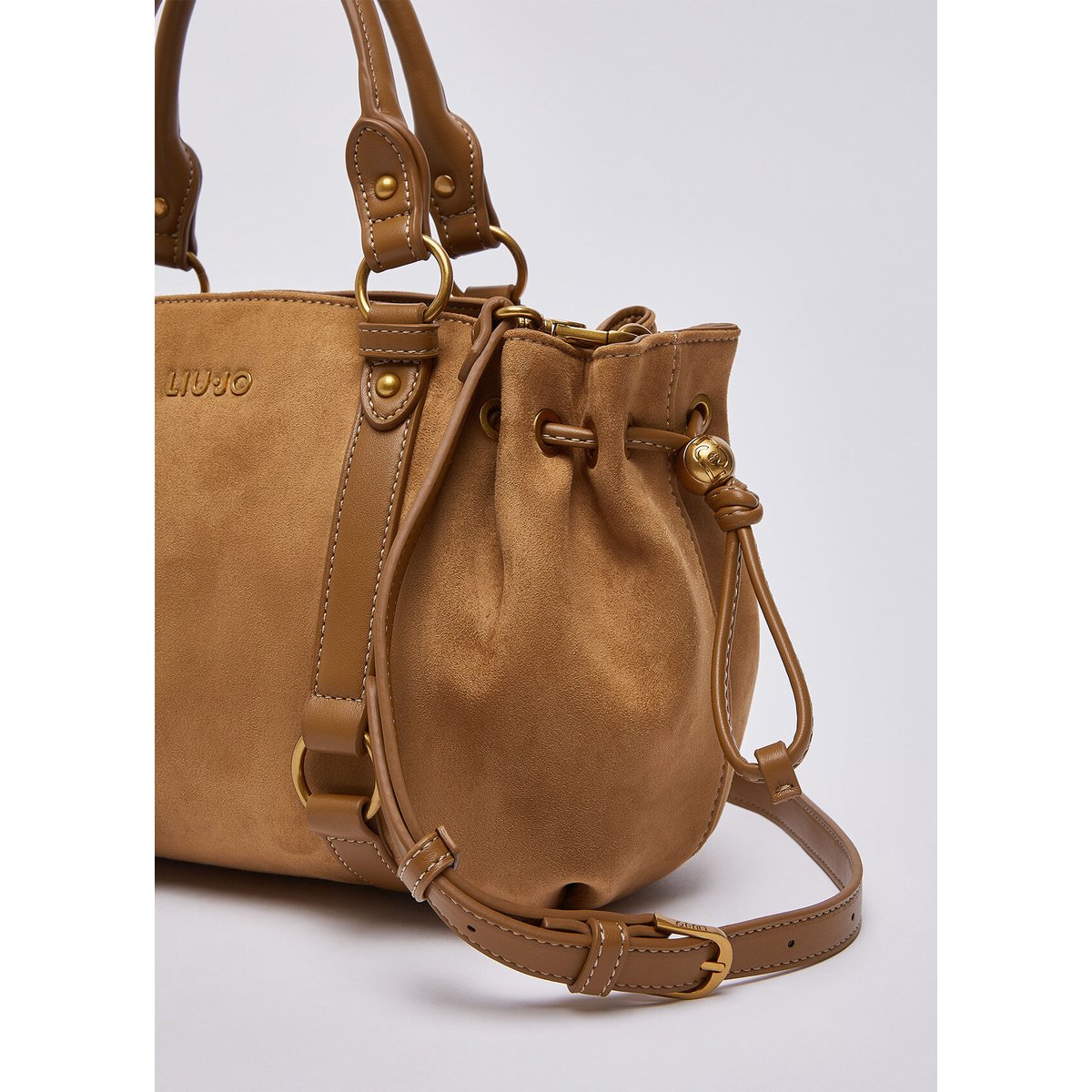 Petit Sac à Cordon beige, LIU JO
