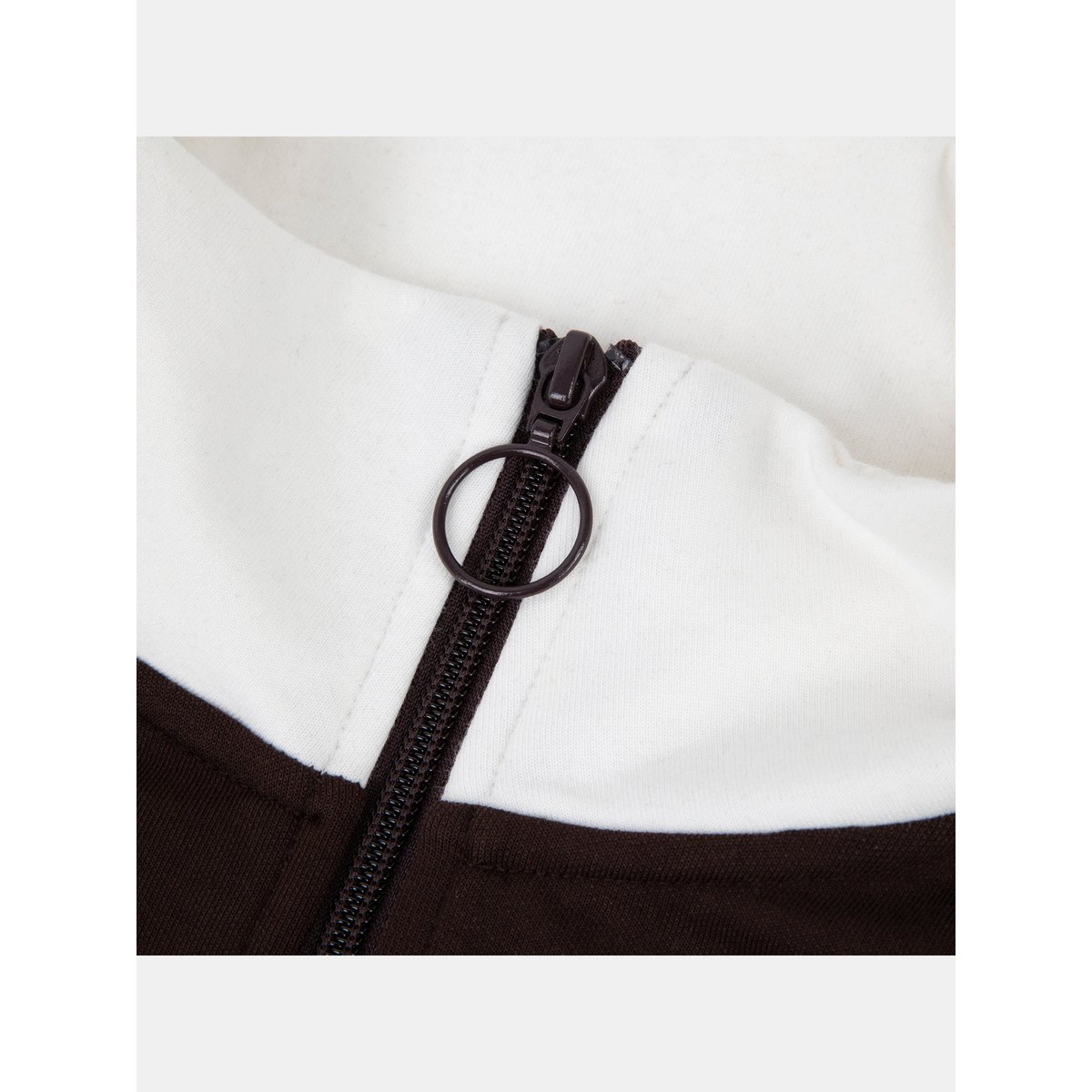 Sweat zippé Héritage marron, LE COQ SPORTIF