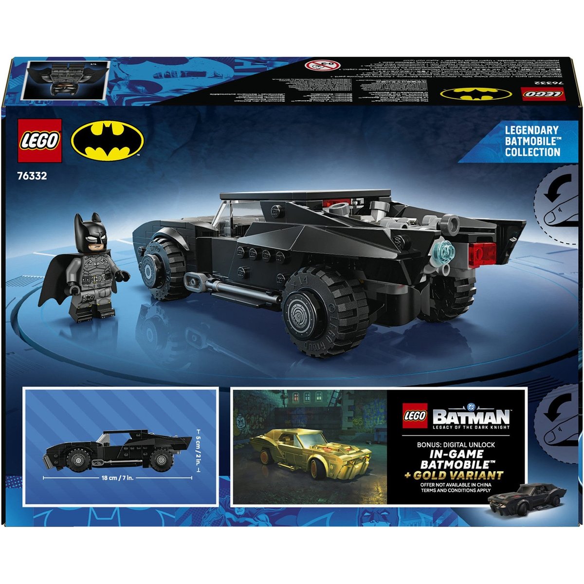 Batman La Batmobile™ de The Batman™ multicolore, LEGO