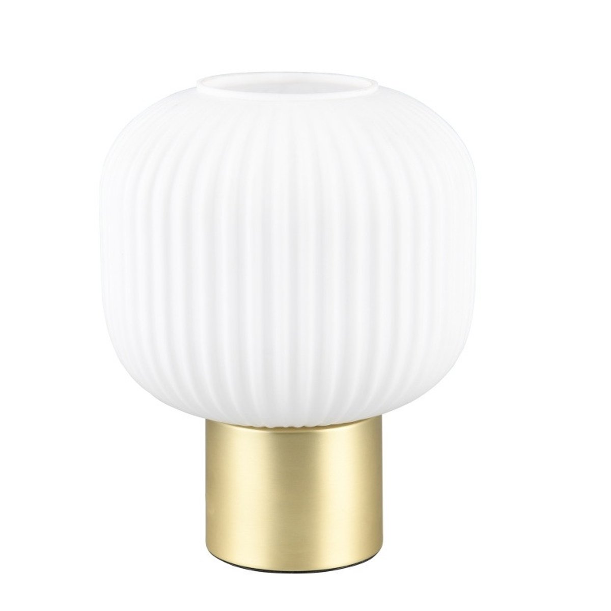 Lampe design en verre, DIVA blanc, TRIO