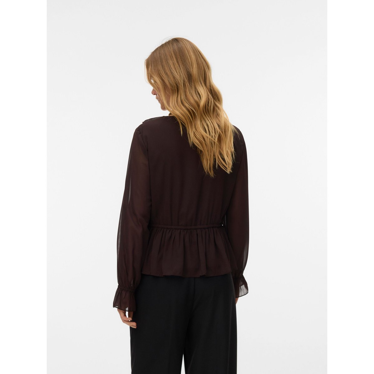Blouse marron - chocolate torte 1, VERO MODA