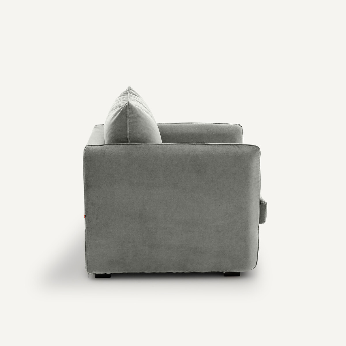 Fauteuil velours stonewashed, Neo Chiquito vert sapin, AM.PM