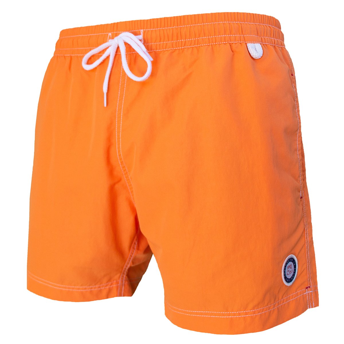 Short de bain MONTAUK 2982 Classic fit orange, LES LOULOUS DE LA PLAGE