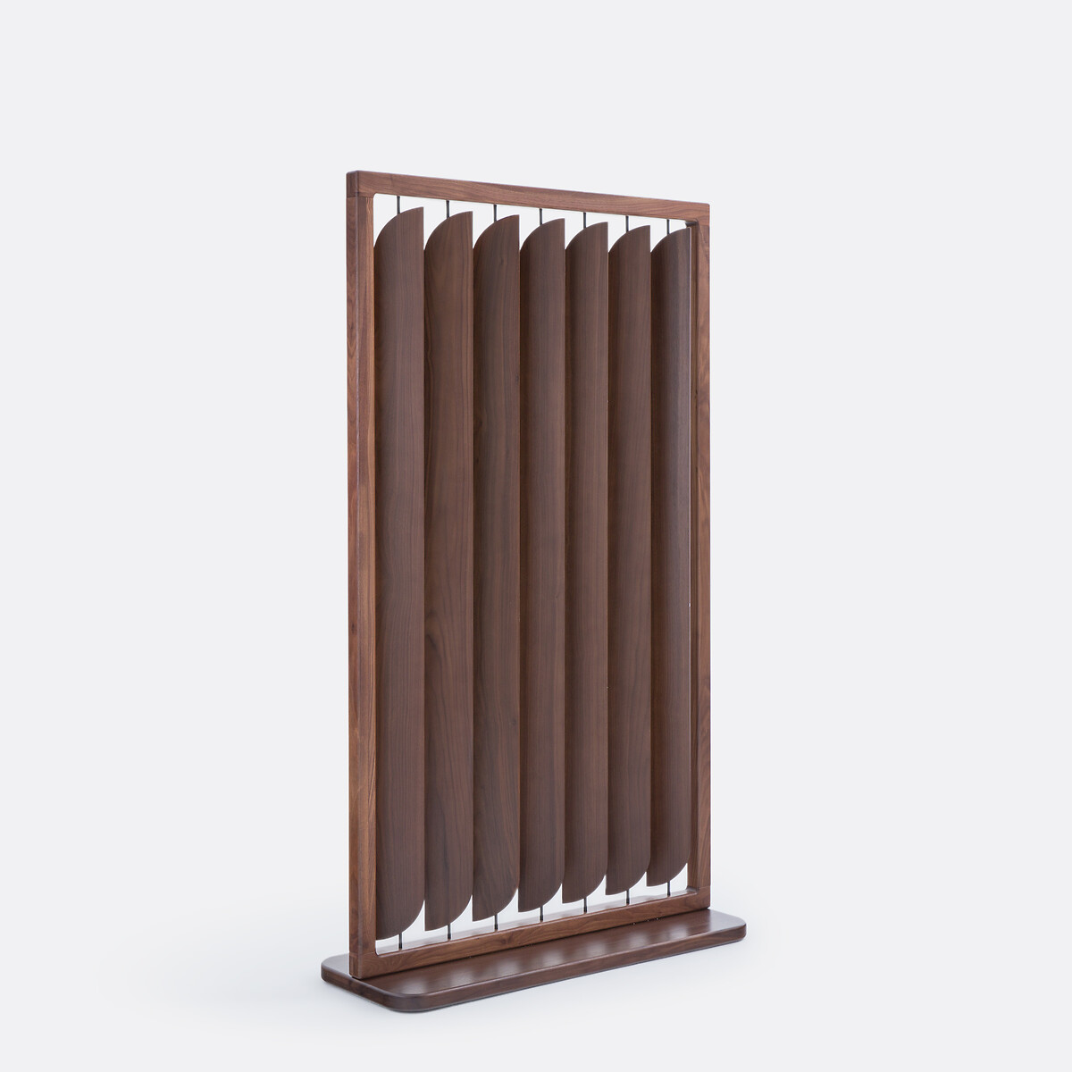 Acapulco Room Divider in Solid Walnut and Walnut Veneer walnut, LA REDOUTE INTERIEURS