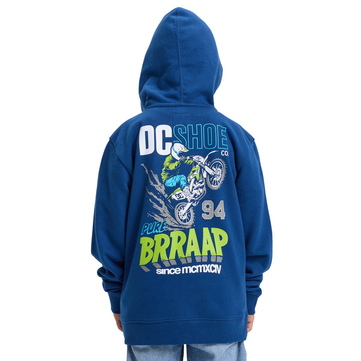 Pull zippé à capuche. bleu estate blue, DC SHOES