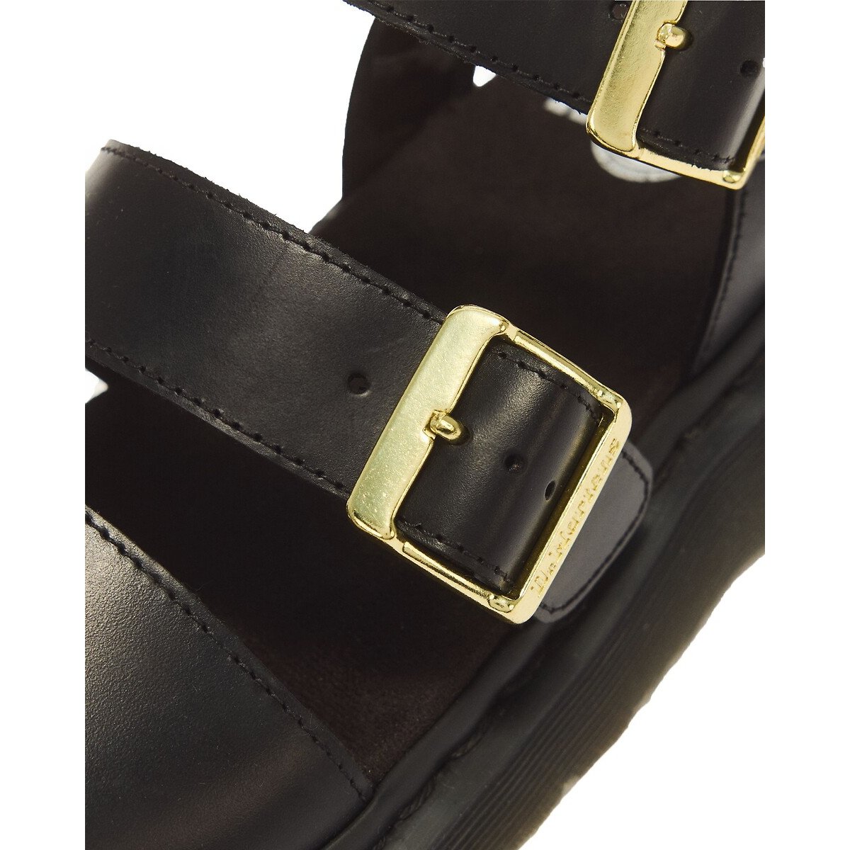 Sandales Gryphon en cuir Atlas noir, DR. MARTENS
