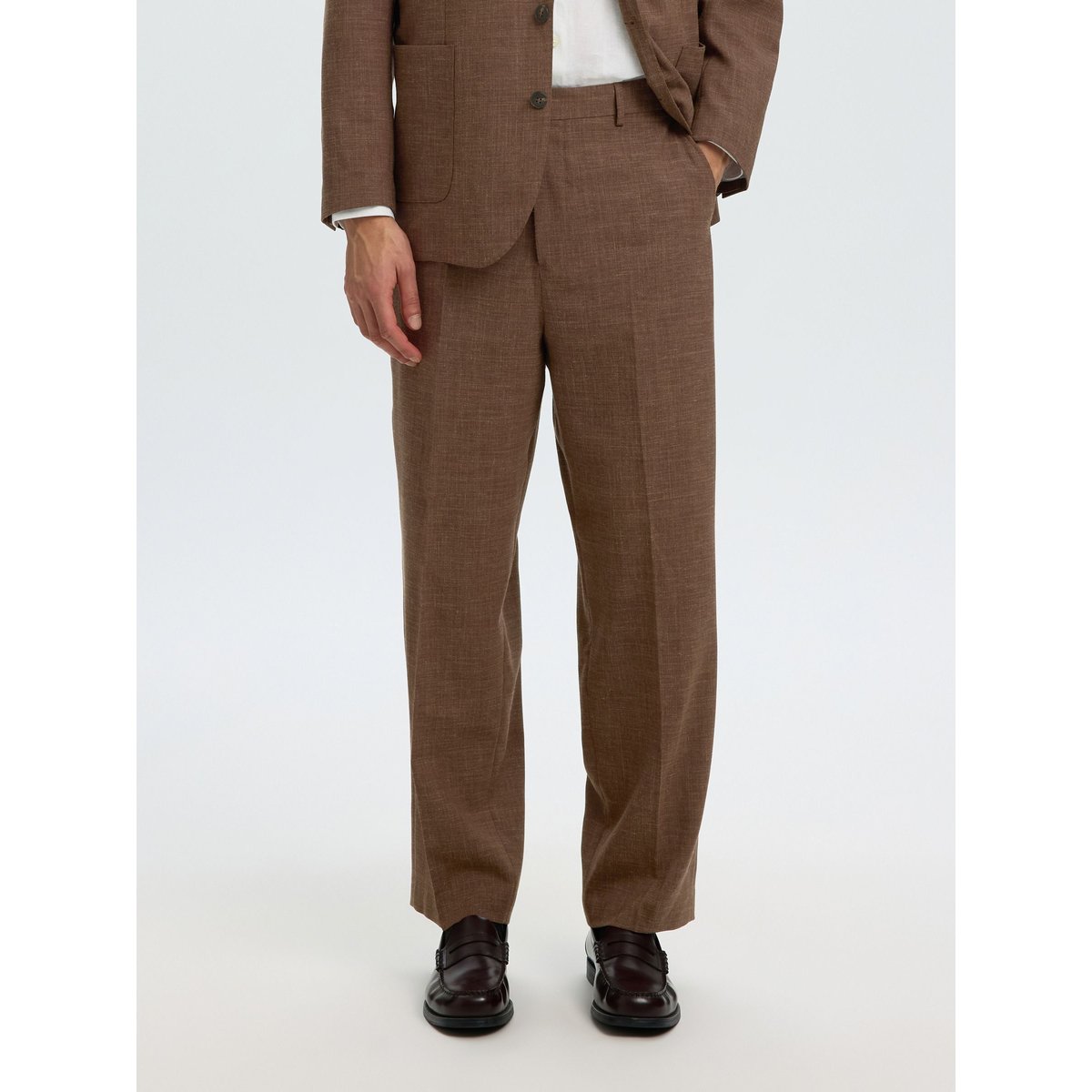Pantalon marron - delicioso1, SELECTED