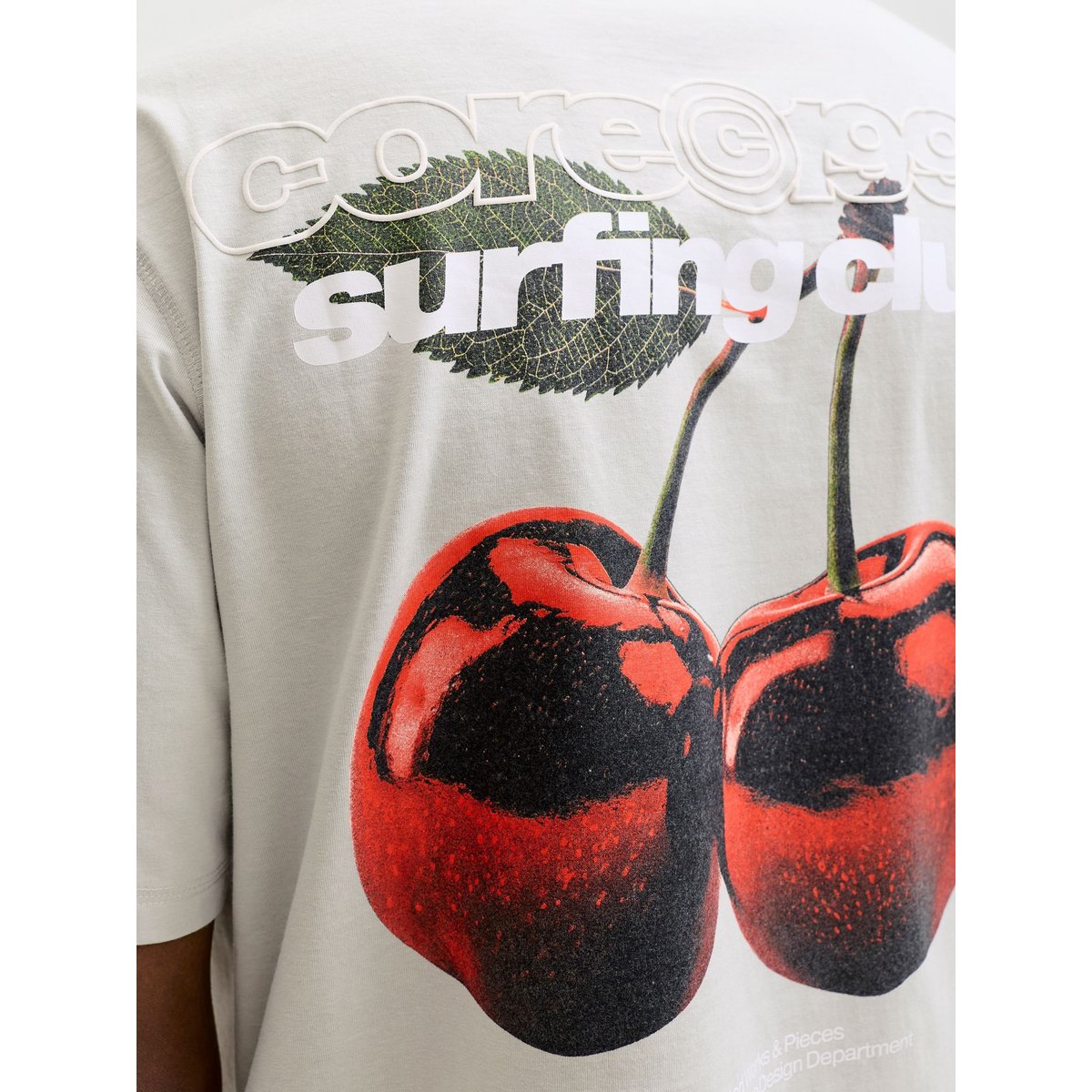 T-Shirt grise - vapor blue, JACK & JONES