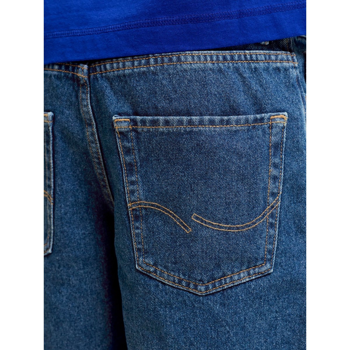 Short En Denim blue denim, JACK & JONES JUNIOR