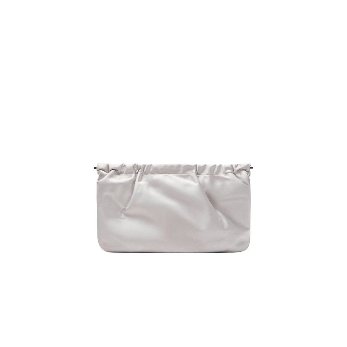 Sac porté main satiné gris clair/pastel, MANGO
