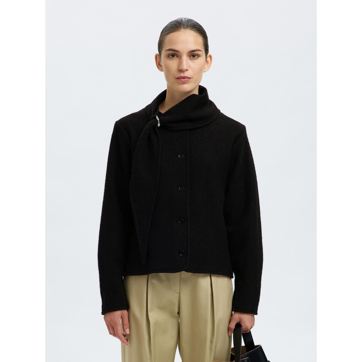 Veste Courte black, SELECTED