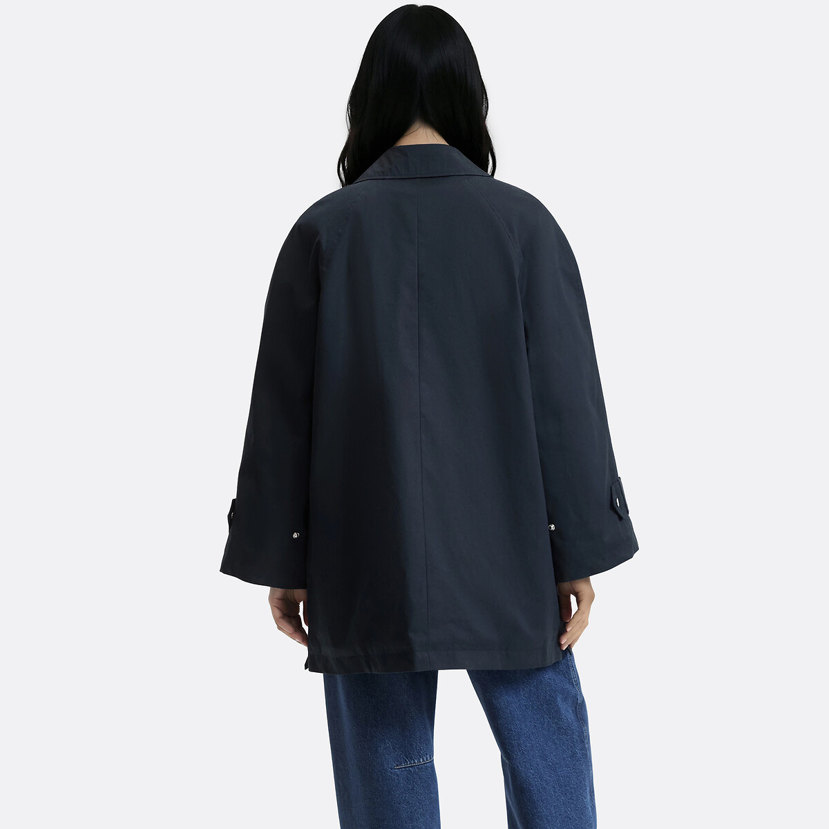 Parka, lange Form, Reissverschluss marine, LA REDOUTE COLLECTIONS