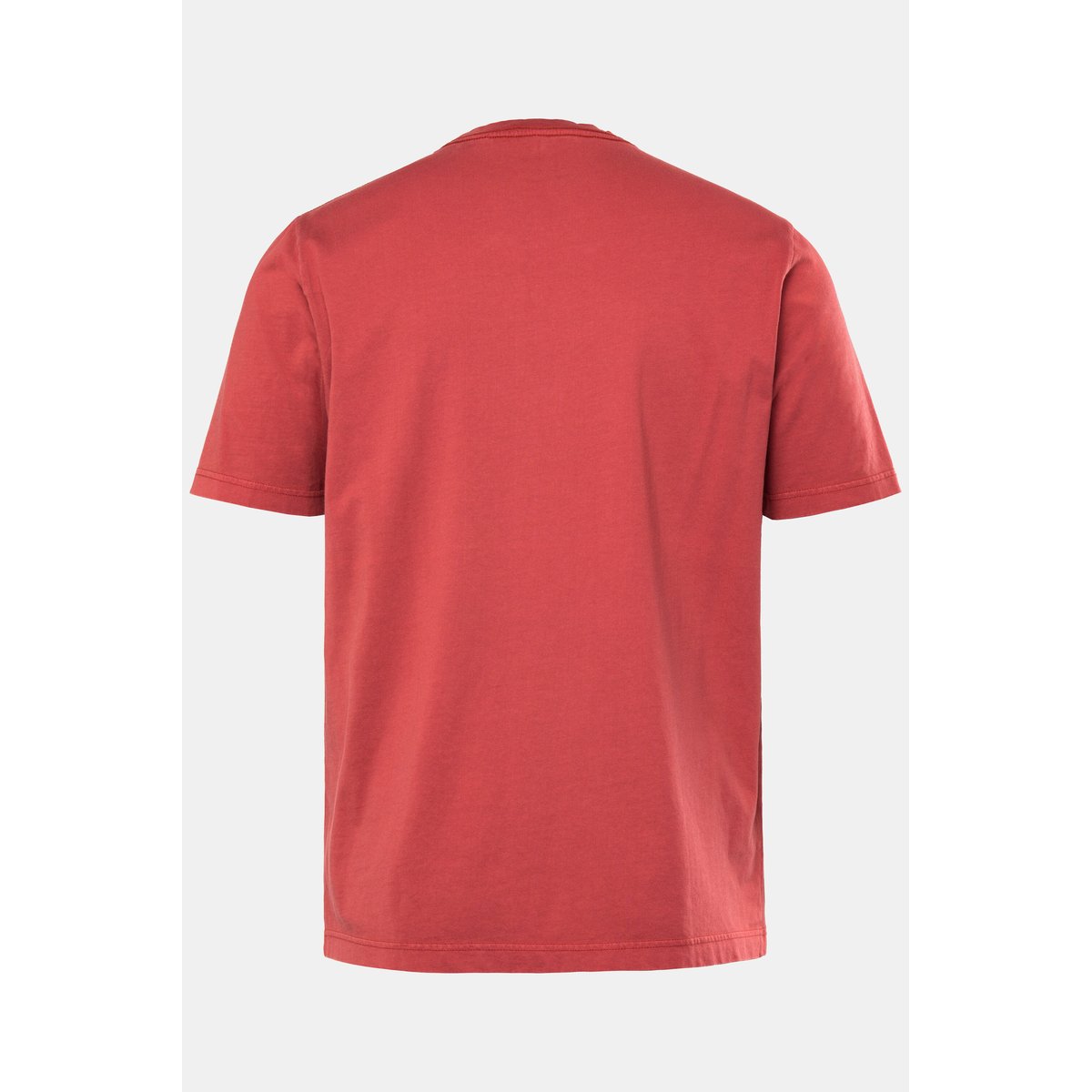 T-shirt style vintage. Manches courtes et rouge brique, JP1880