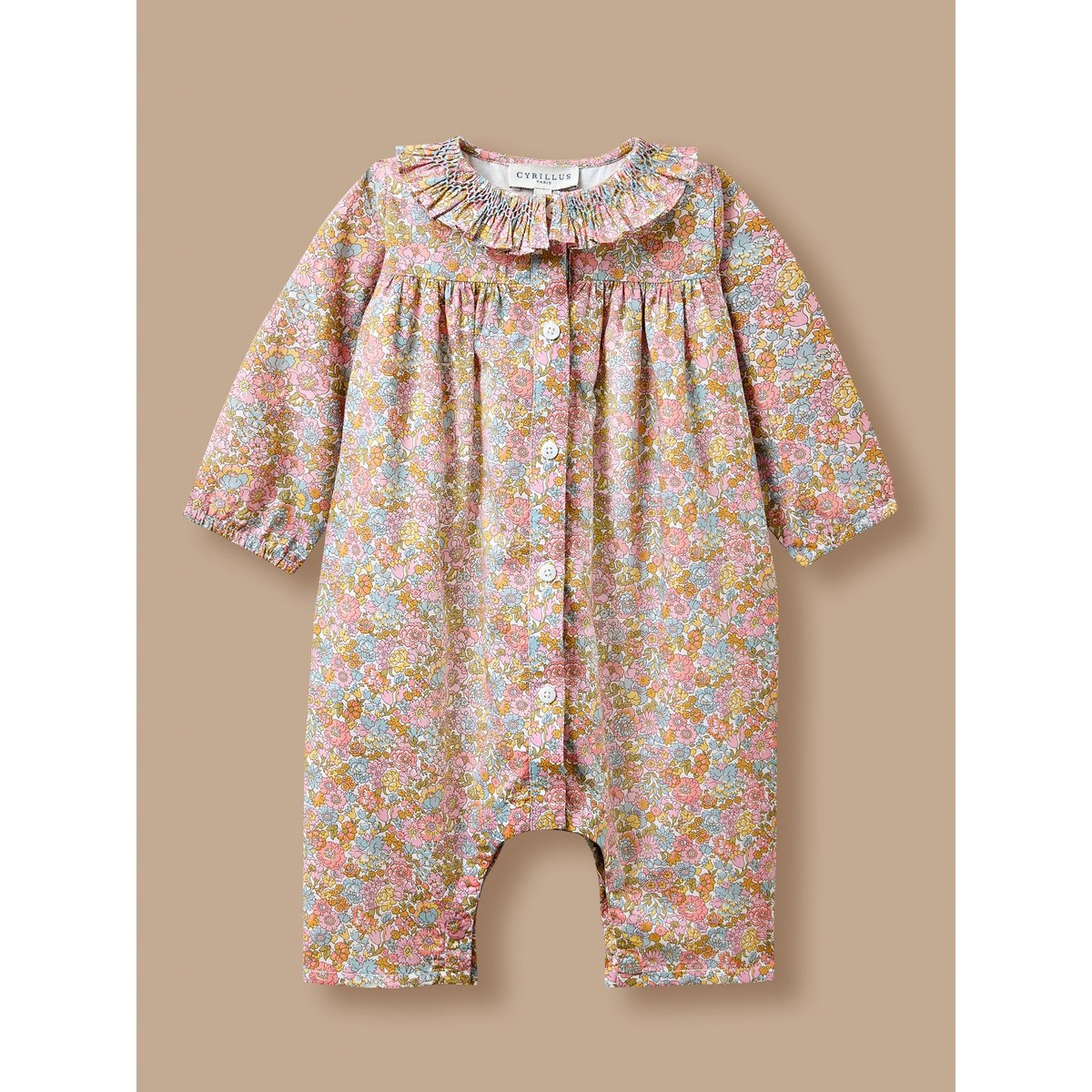 Combinaison longue  Tissu Liberty liberty annie and may rose, CYRILLUS