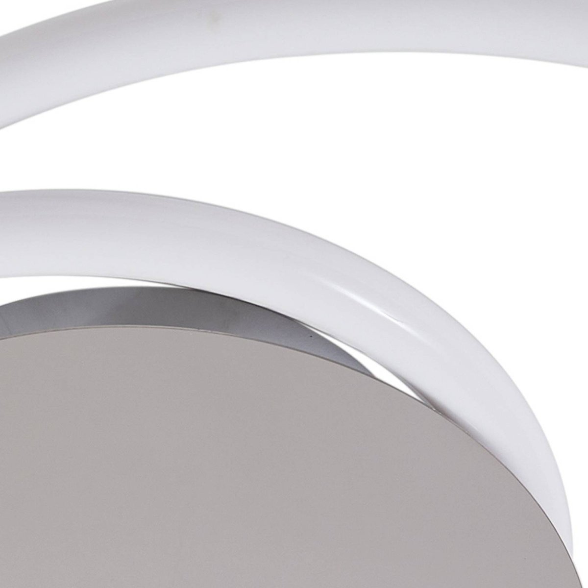 Plafonnier  moderneLED, Valenora blanc, chrome, LUCANDE