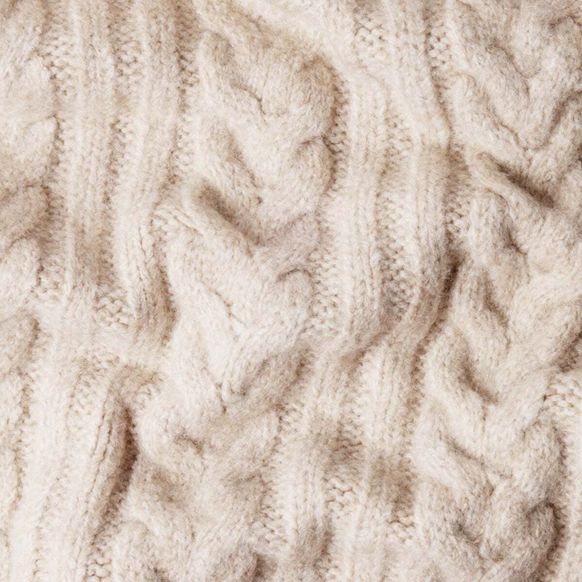 Écharpe En Maille Torsadée blanche toile, PEPE JEANS