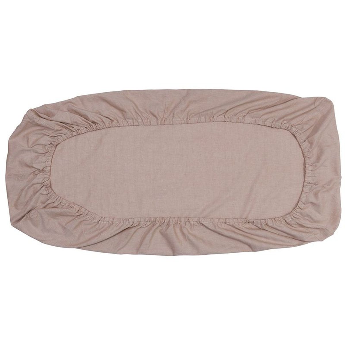 Drap-housse en coton Set de 2 vieux rose, KINDSGUT