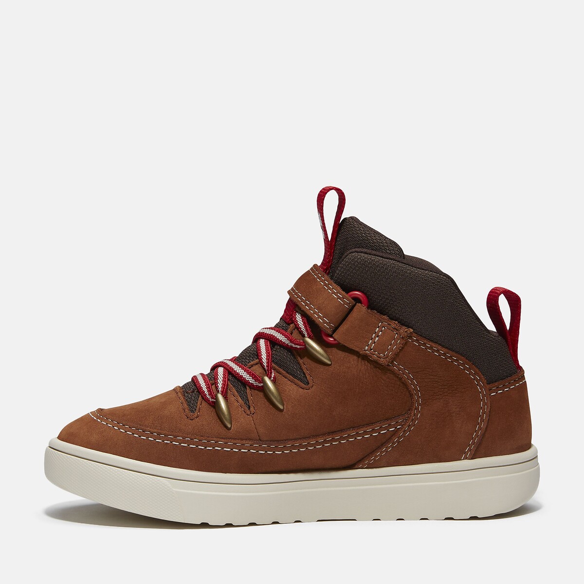Baskets à lacets élastiqués, LISBON STREET MID LACE marron, TIMBERLAND