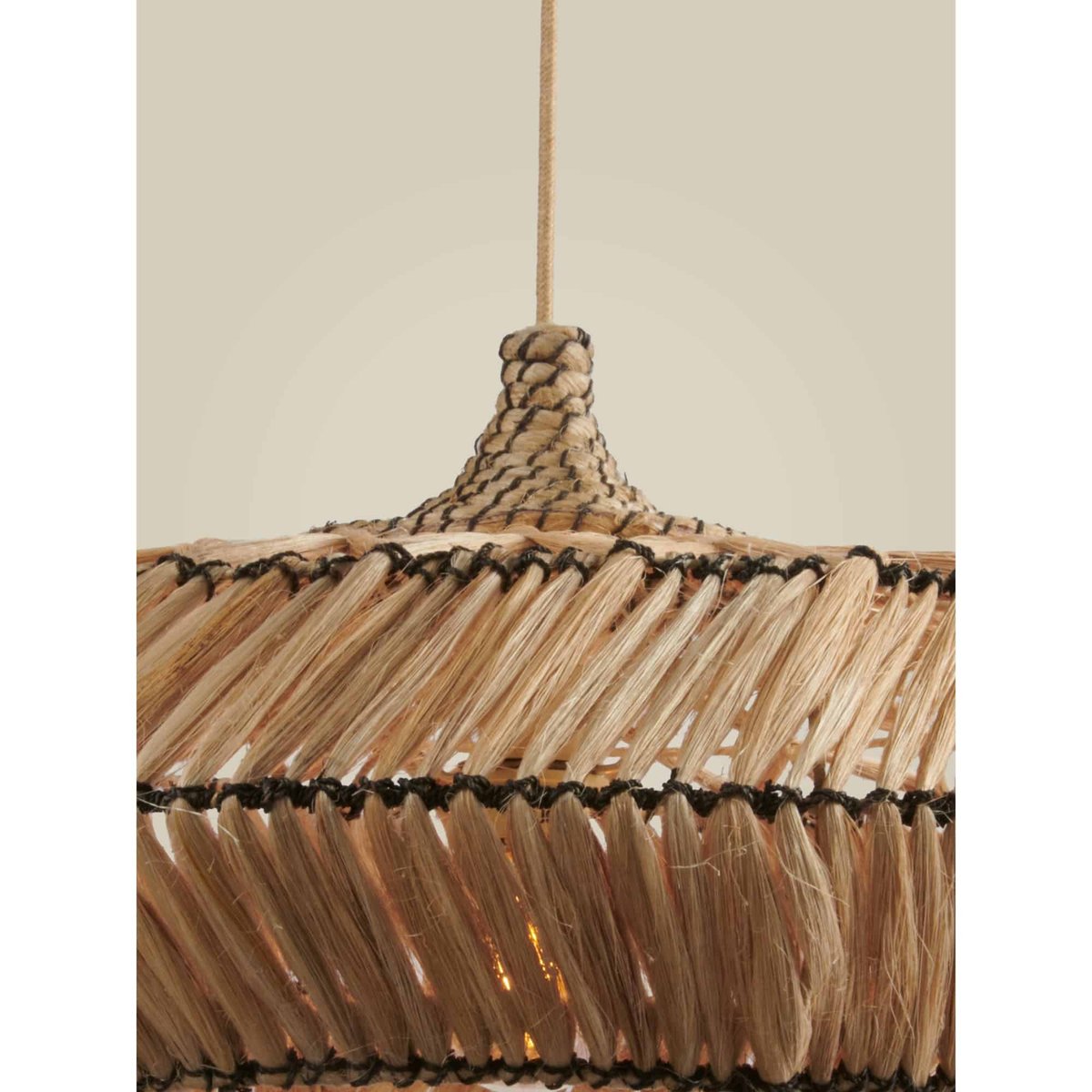 Lampe Suspendue Métal RINJANI beige, GOOD & MOJO