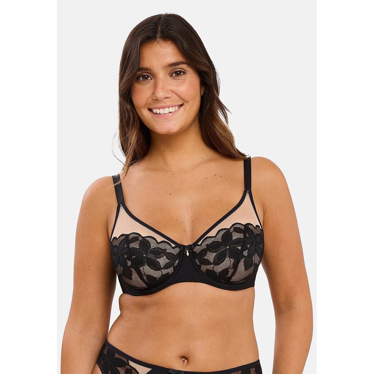 Soutien-gorge classique armatures SALOME noir, SANS COMPLEXE