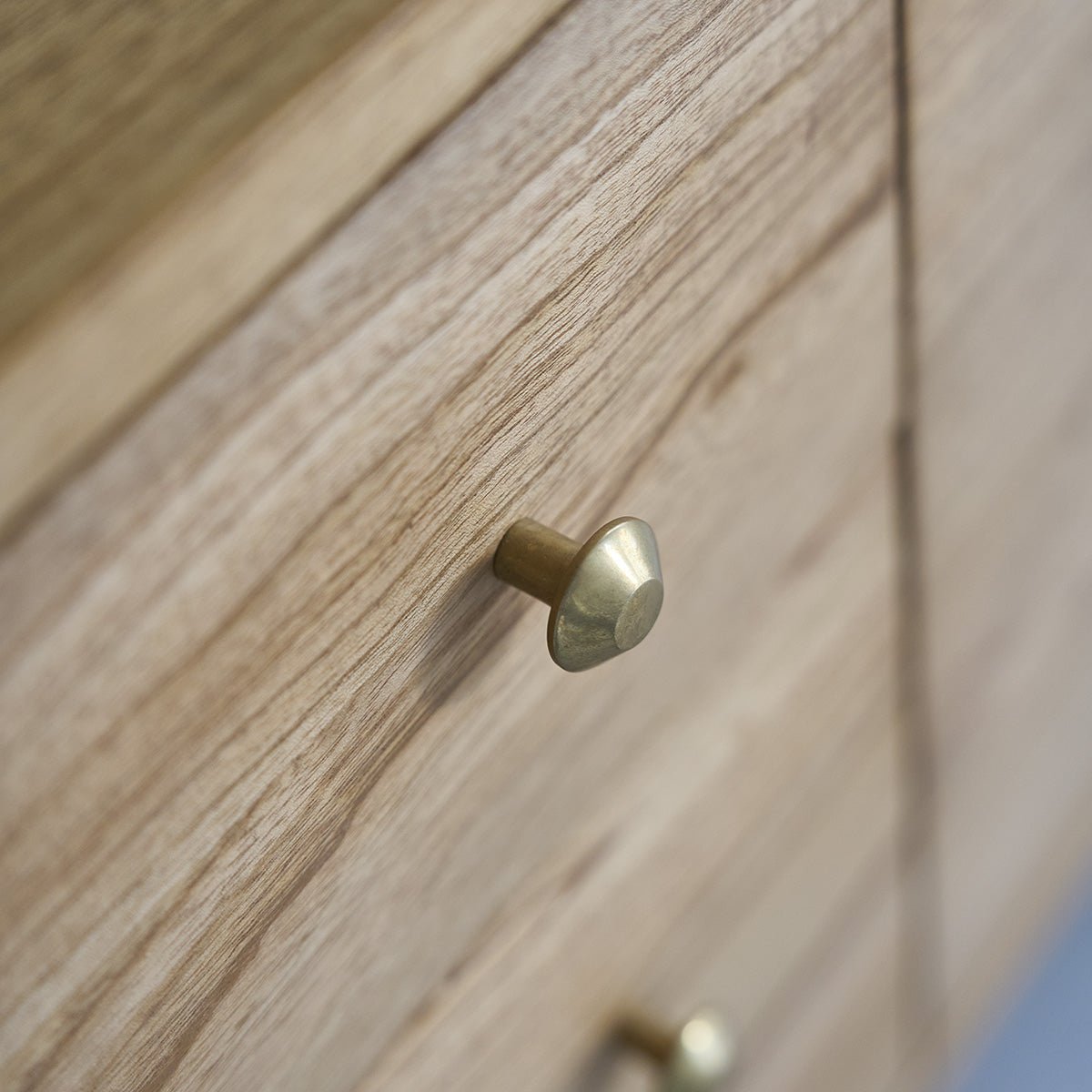 Meuble sous vasque en bois massif 100 cm FIFTIES naturel, BERAH GETAH