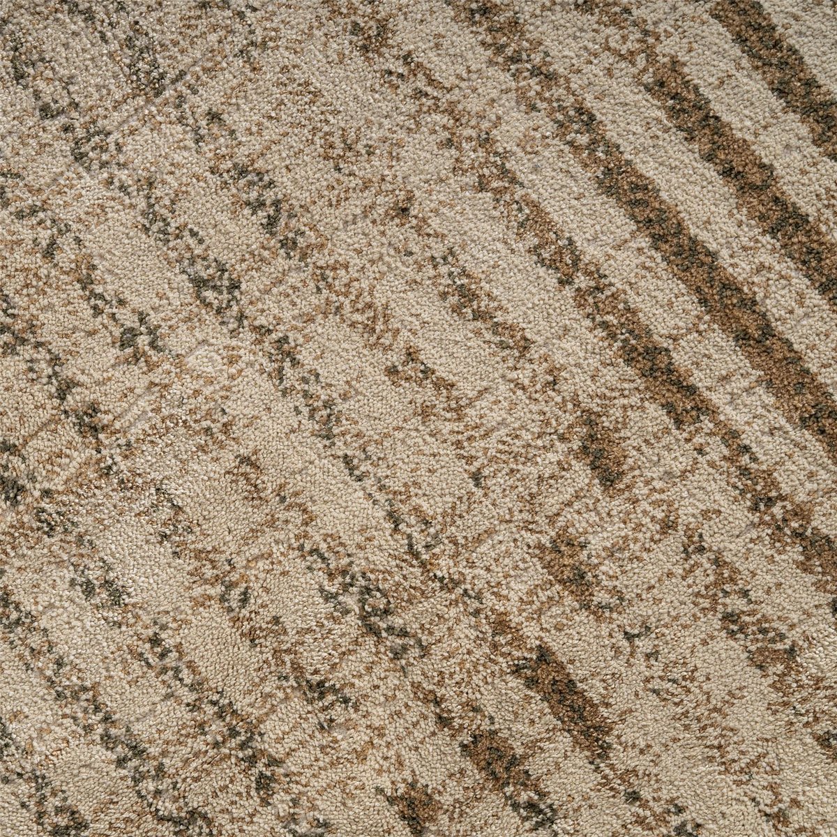 Tapis rectangulaire effet artisanal beige naturel élégant, RECOLLECTION
