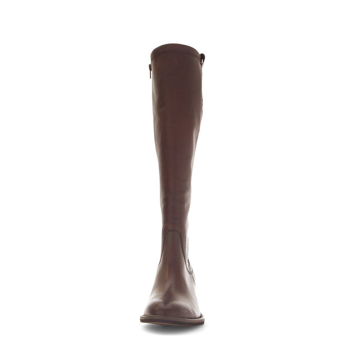 Bottes en cuir lisse à talon décroché cognac, GABOR