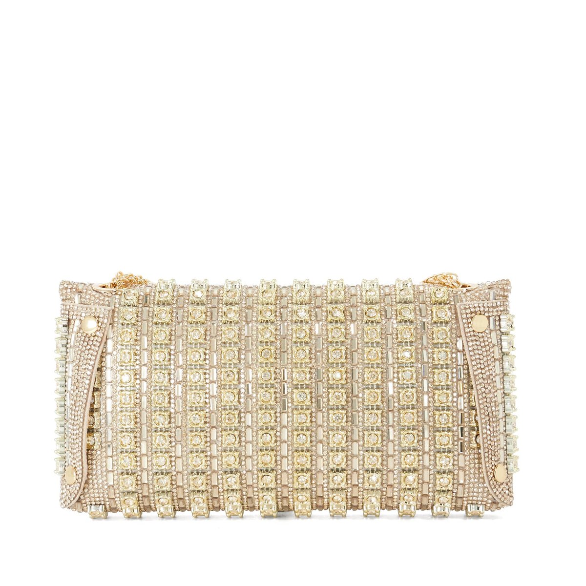 Sac à bandoulière enveloppe orné - ELABOURATE gold-fabric, DUNE LONDON