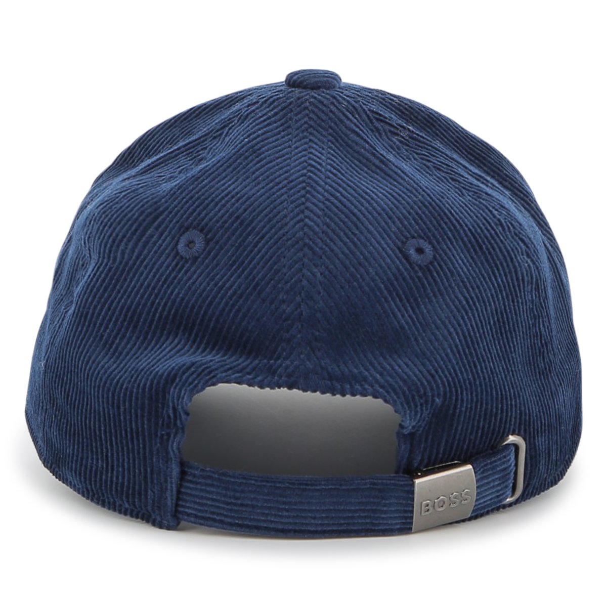 Cappellino in velluto bleu cargo, BOSS KIDSWEAR