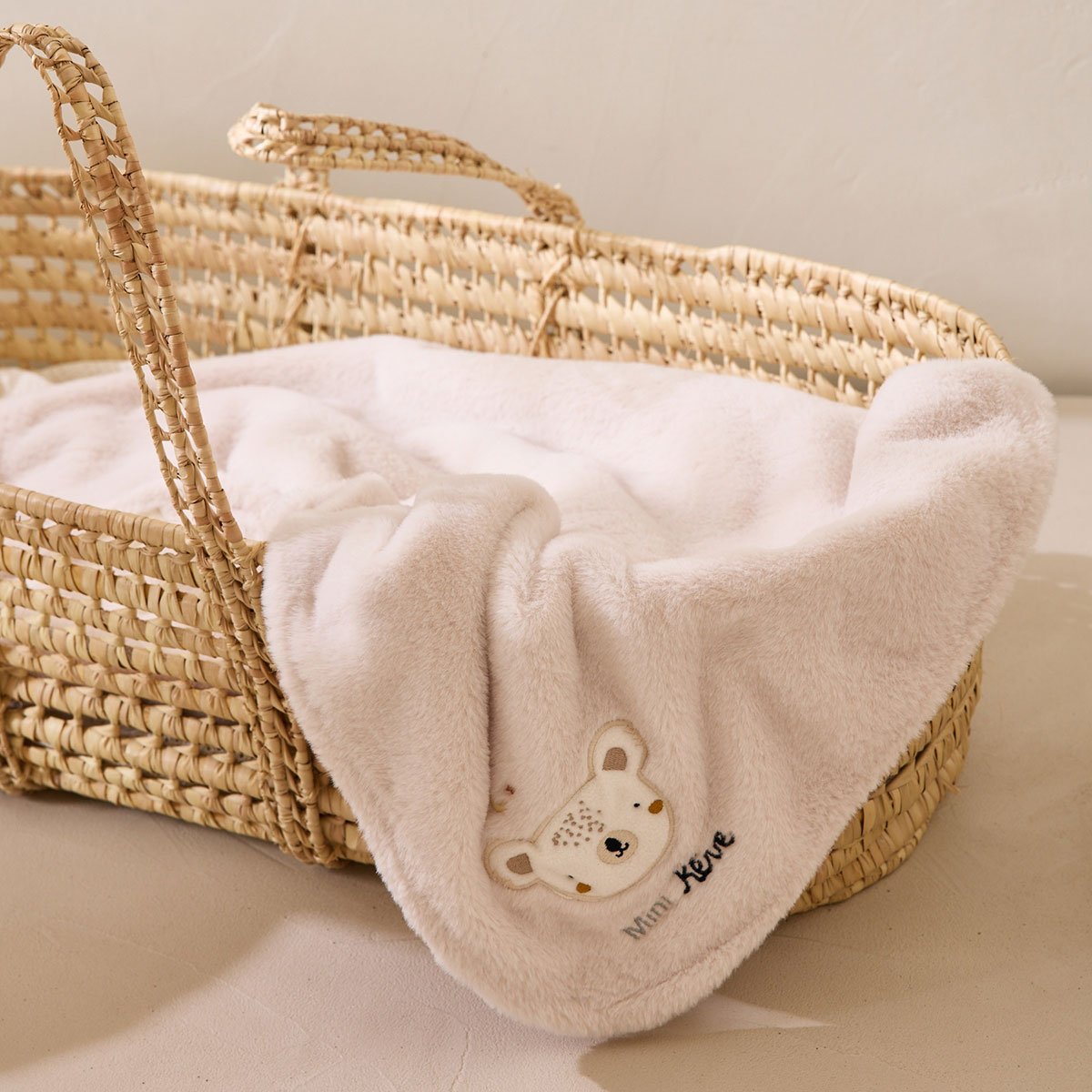 Couverture bébé Mini Rêve beige, PETIT BEGUIN