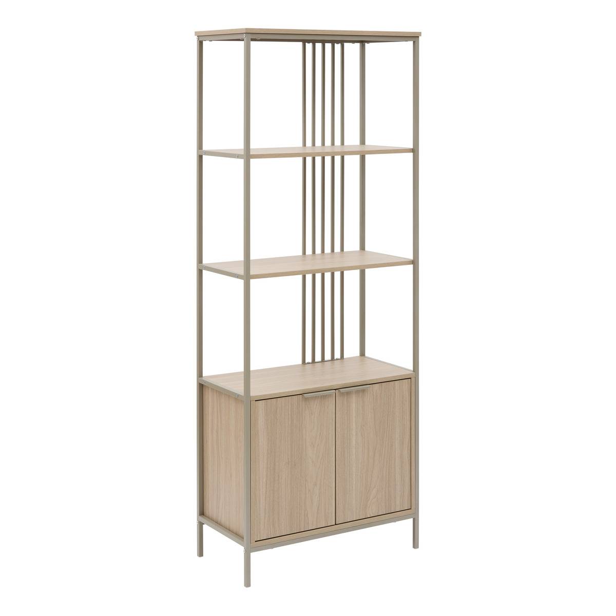Étagère rectangulaire avec portes DUNA sable, 5FIVE SIMPLY SMART
