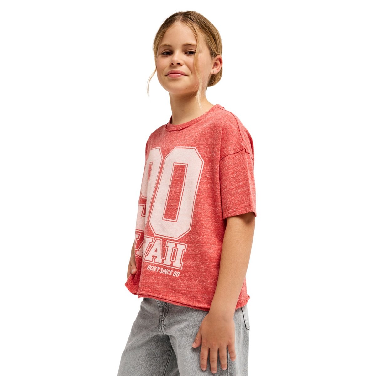 T-shirt manches courtes classique THE BEAUTIFUL SPRING. rouge hibiscus, ROXY