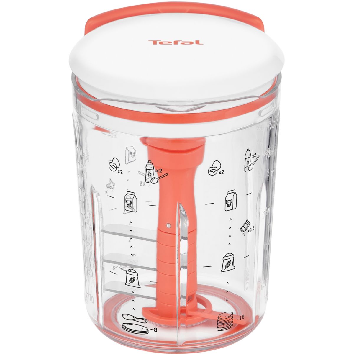 Shaker Crepes express multicolore, TEFAL