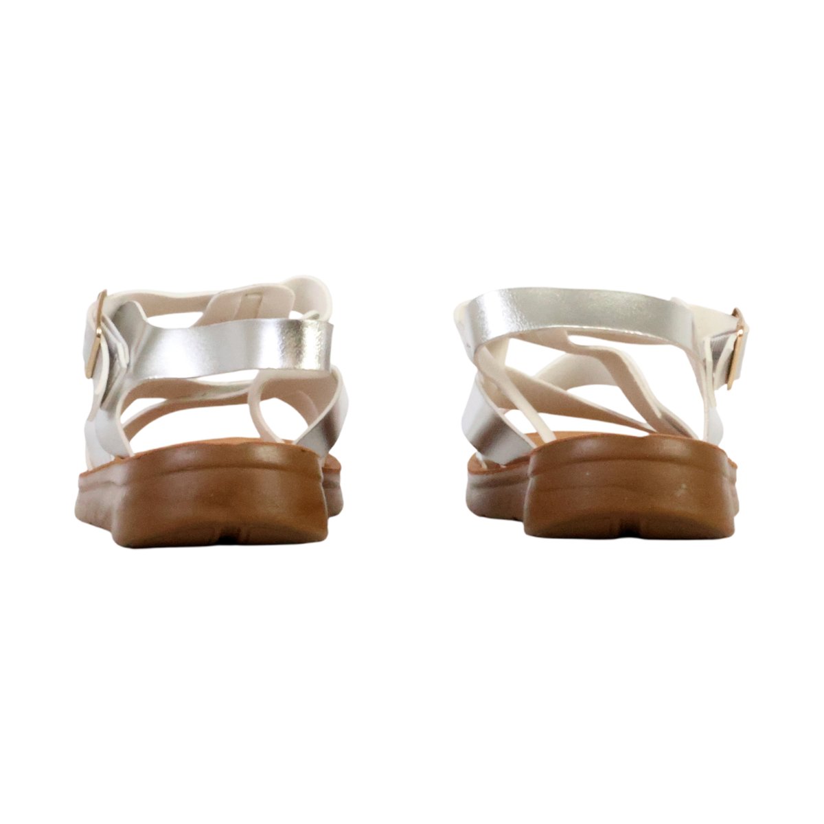 Sandales à Brides argent, ENZA NUCCI