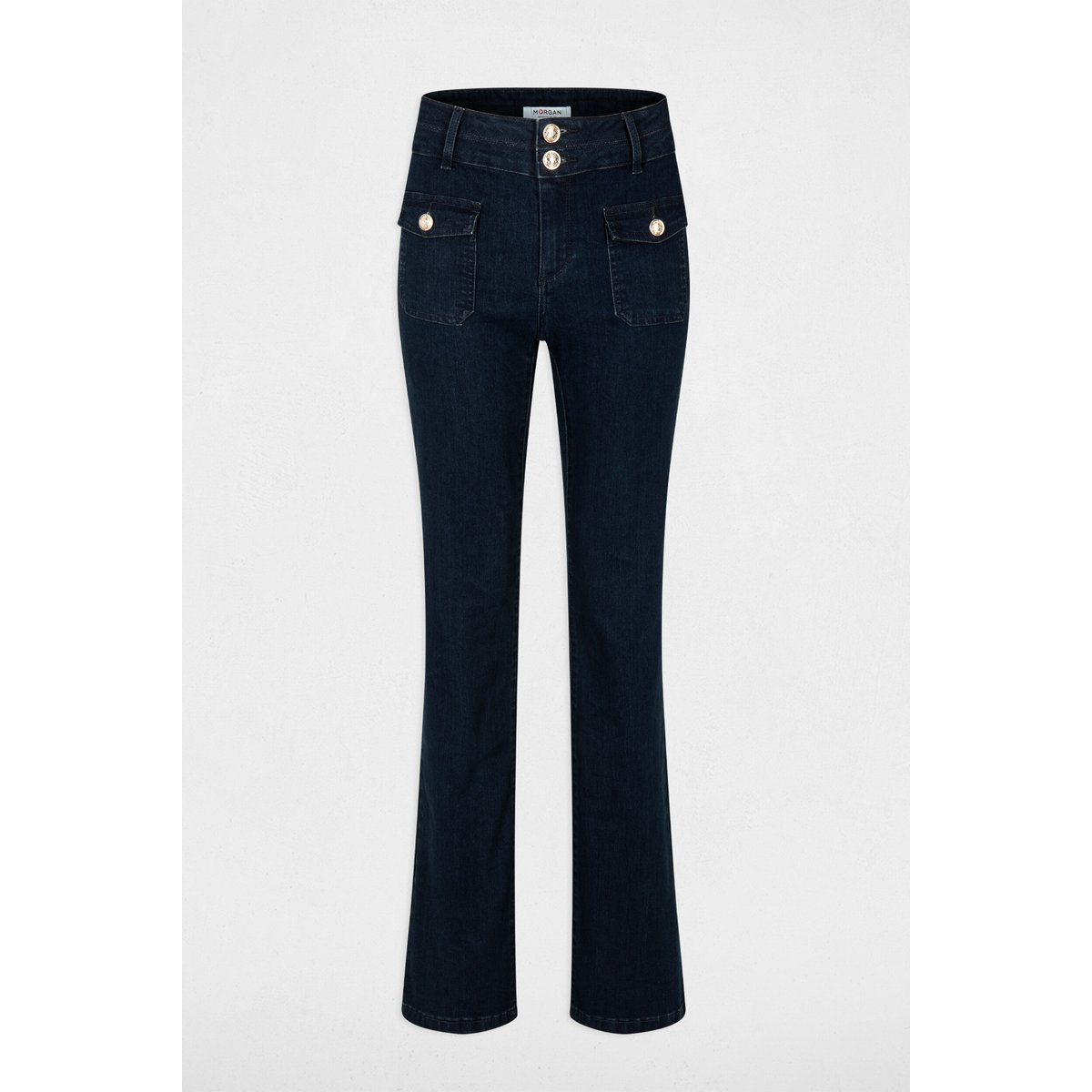 Jeans bootcut taille haute jean brut, MORGAN