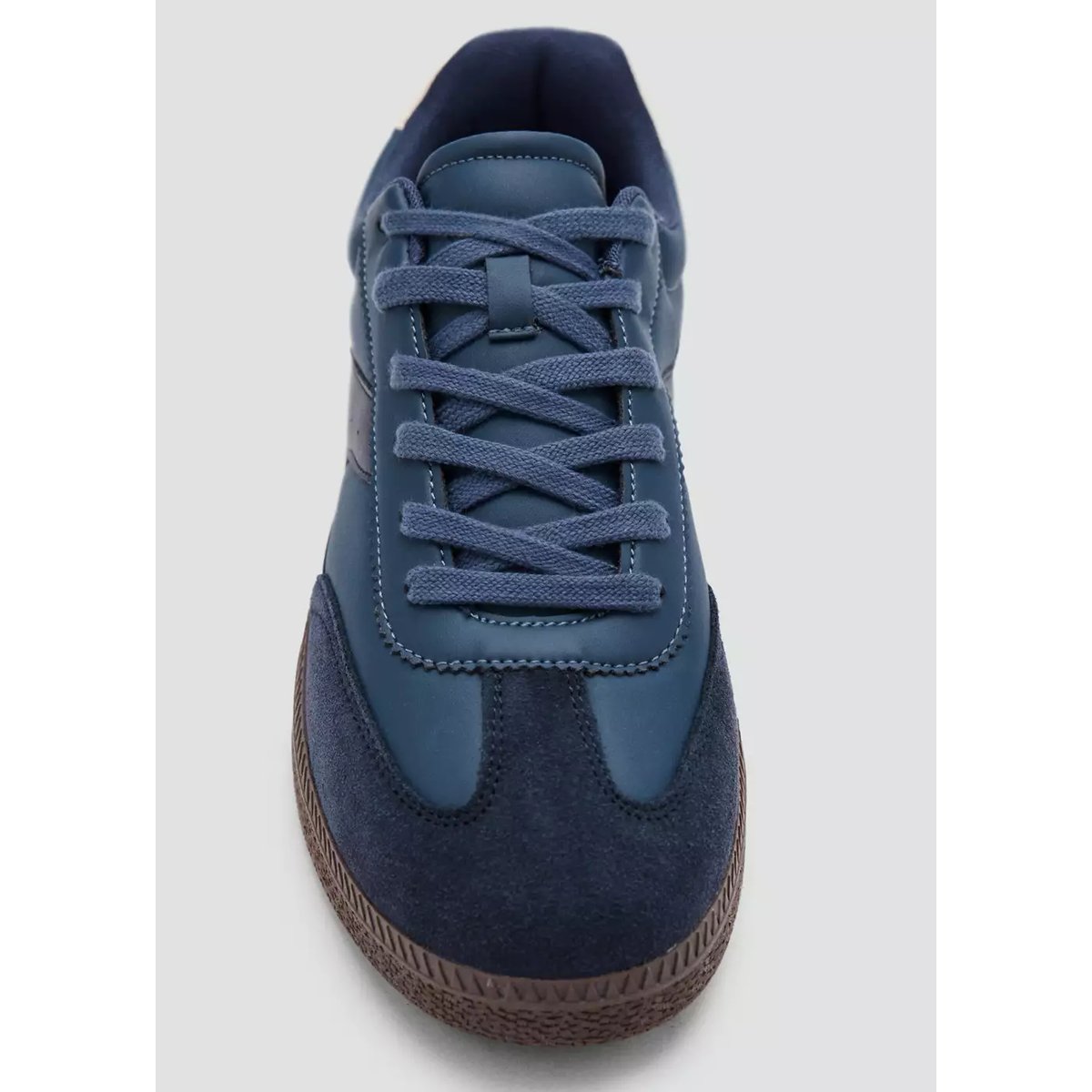 Baskets motif combiné bleu, MANGO TEEN