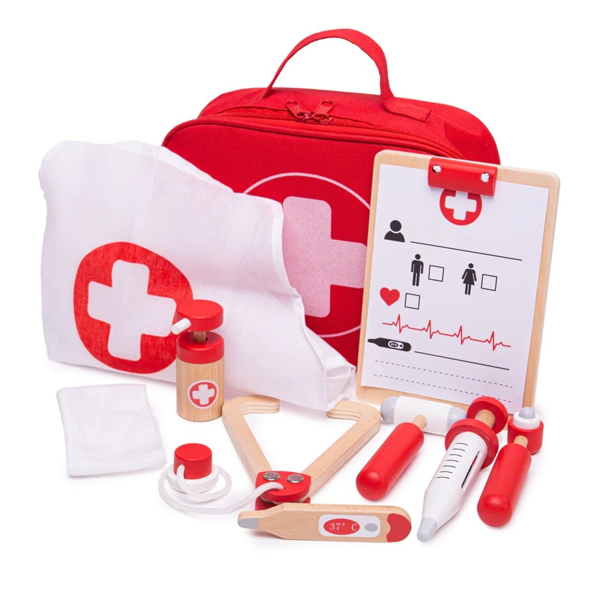 Trousse de médecin rouge, BIGJIGS