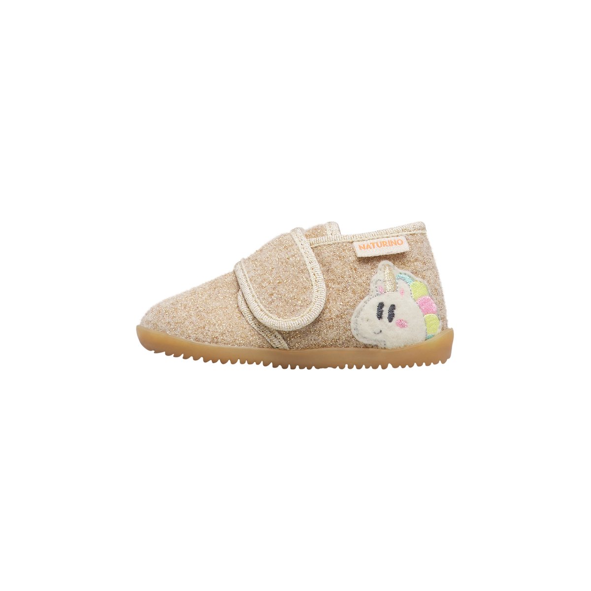 Pantoufles en tissu CLOOPA platine-, NATURINO