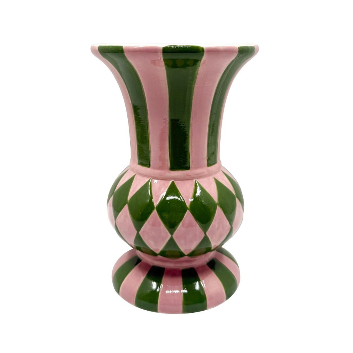 Vase Pop vert rose 18 - POP multicolore, TABLE PASSION