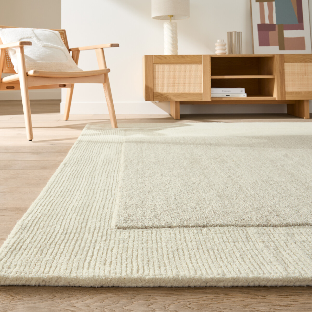 Tapis laine majoritaire, Ilena ecru, LA REDOUTE INTERIEURS