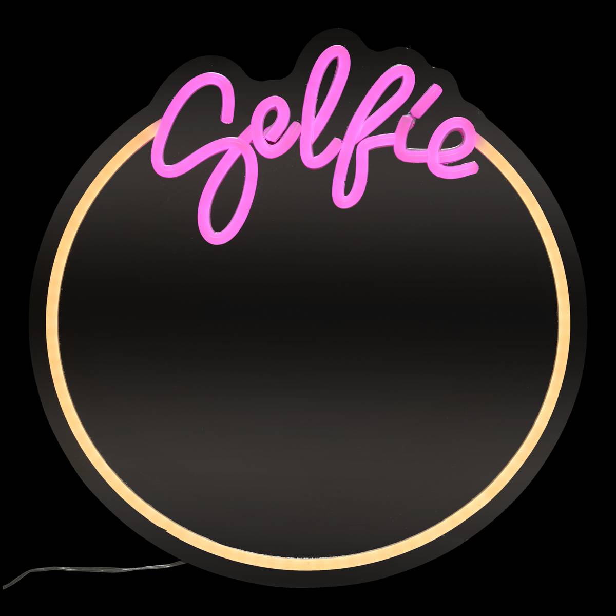 Néon LED Miroir SELFIE pink, ATMOSPHERA