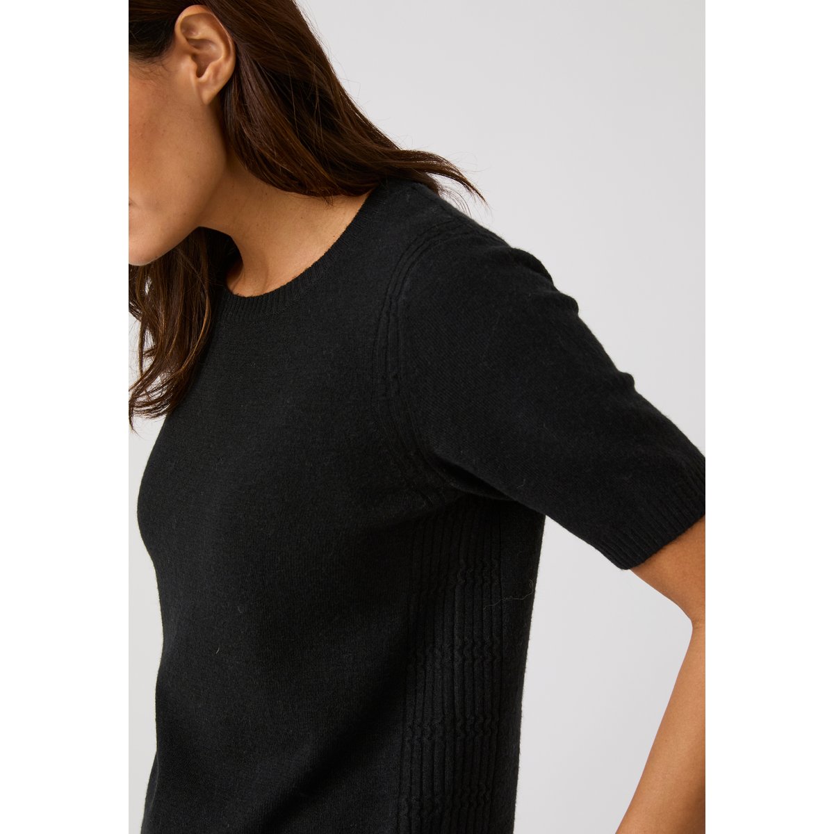Pull fine maille Thermolactyl noir, DAMART
