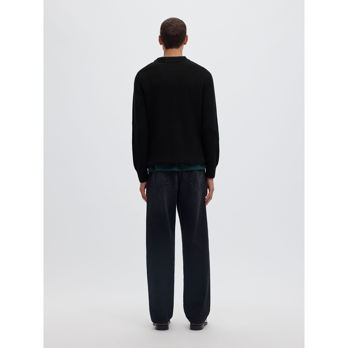 Jumper noir - black1, SELECTED