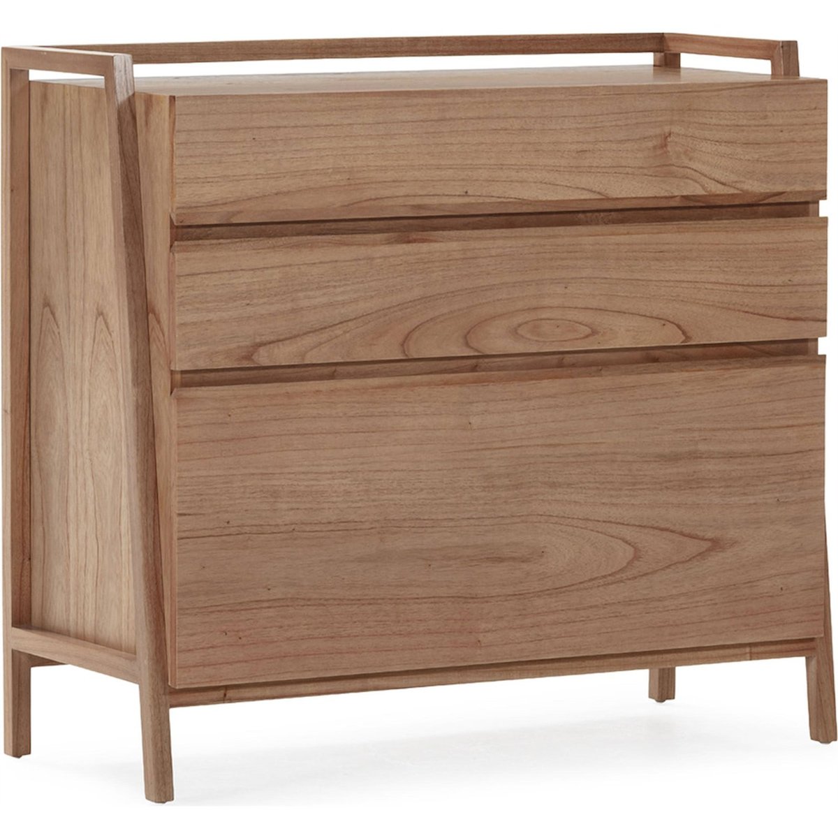 Commode en bois de cèdre naturel voilé, RECOLLECTION