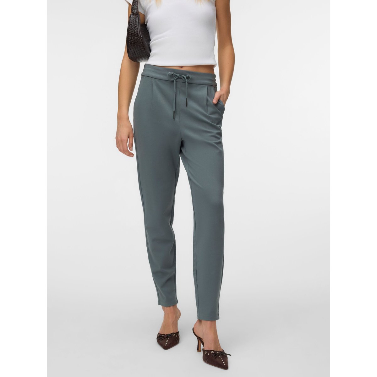 Pantalon balsam green, VERO MODA