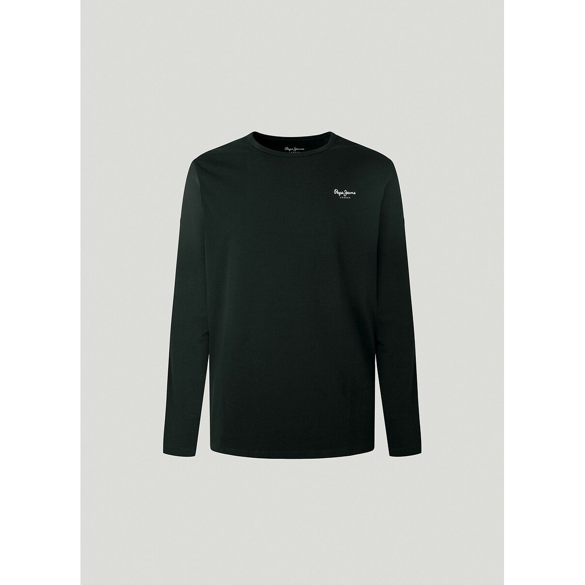T-shirt de mangas compridas stretch Original preto , PEPE JEANS