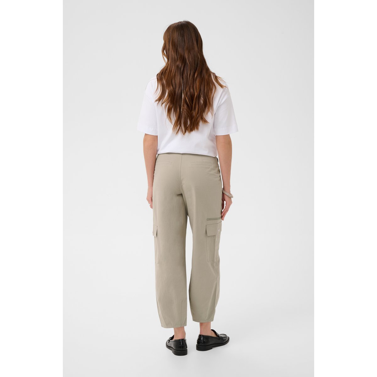 Pantalon casual gris seneca rock, KAFFE