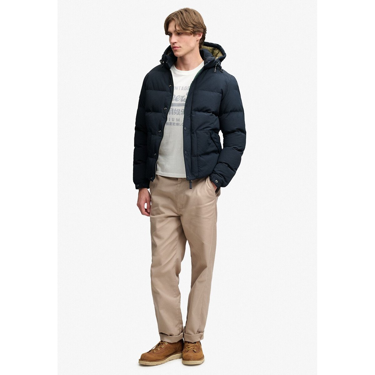 Everest Outdoor Padded Jacket navy blue, SUPERDRY