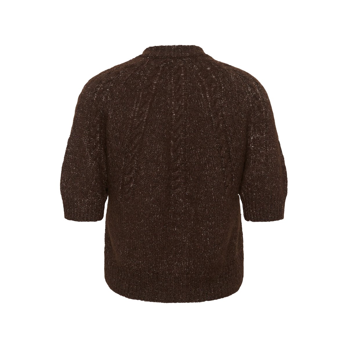 Cardigan à tricot marron coffee bean melange, KAFFE