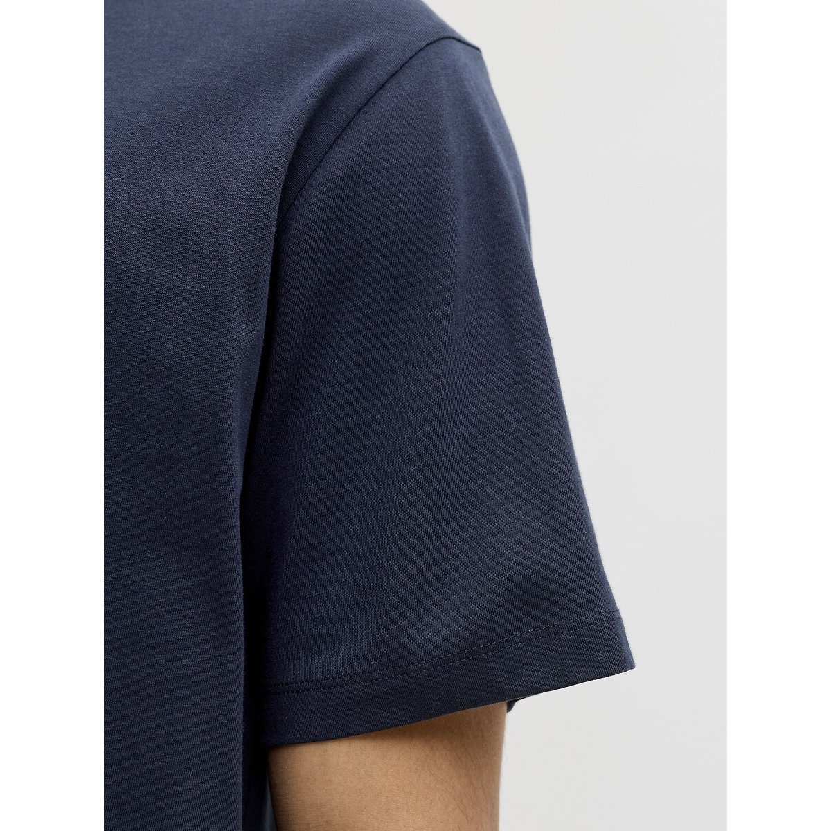 T-shirt manches courtes bleu marine, JACK & JONES